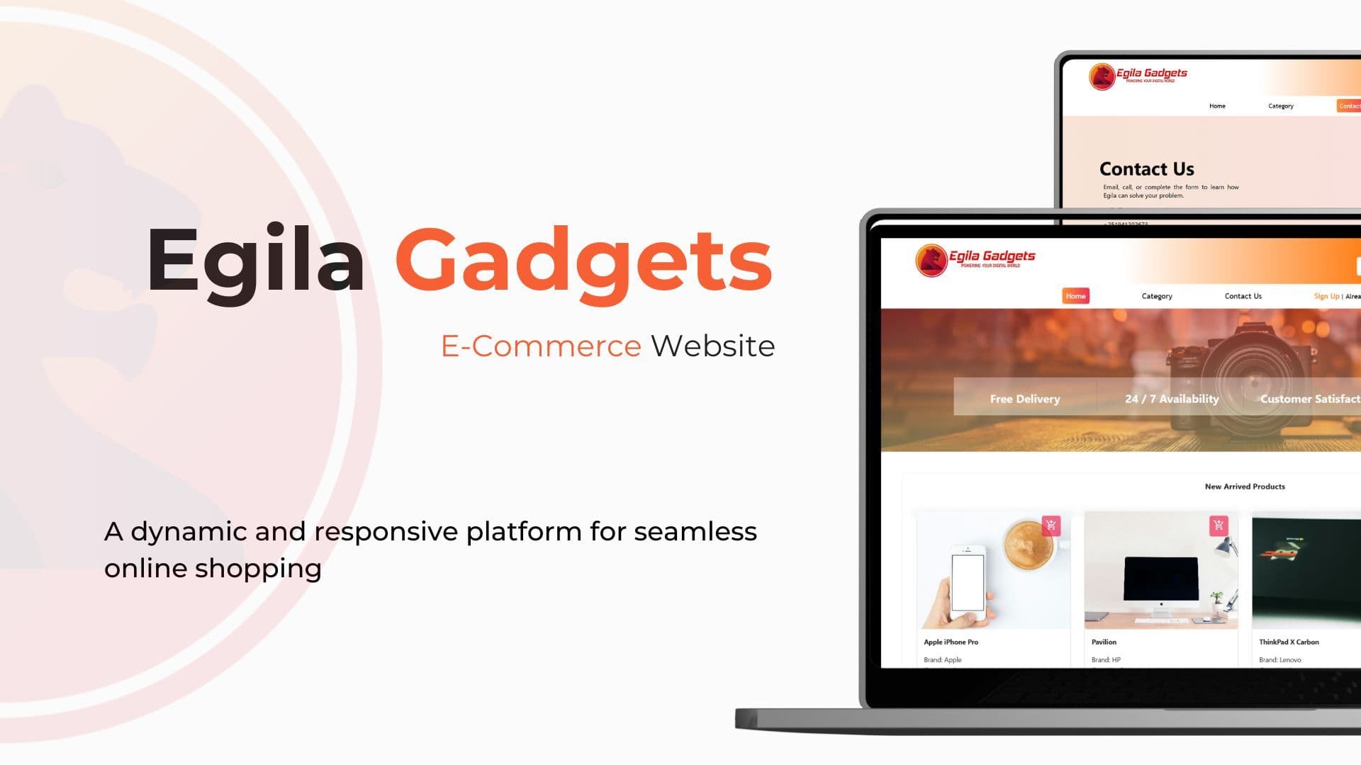 Egila Gadget E-Commerce Platform